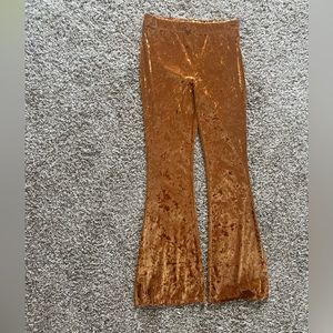 large metallic flare plants